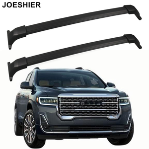 แร็คหลังคาอลูมิเนียมอัลลอย JOESHIER 4x4 สำหรับรถยนต์ GMC Acadia ปี 2017-2023 สีดำ พร้อมคานขวางสำหรับบรรทุกสัมภาระ - Product Image 1