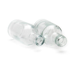 Botella de cristal con tapón de corcho para <span class=keywords><strong>licor</strong></span>, botella de vidrio transparente con diseño clásico de pedernal, de 100ml, venta al por mayor - Product Image 4