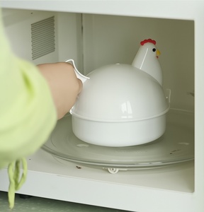 Hot bán 4-trứng Nồi hấp Nồi cơm điện phổ biến nhà bếp đồ nấu nướng cho lò vi sóng gà trứng hấp Top bán trứng công cụ - Product Image 4