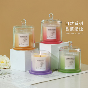 Scented <b>Candle</b> Soy Wax Cylinder Home Decoration Fragrance <b>Gift</b> - Product Image 3