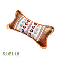Venta caliente de fábrica al por mayor personalizado calefacción cuello turmalina cama Jade masaje fotón terapia de luz roja almohada