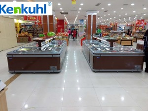 Süpermarketler için Kenkul ticari ada dondurucu ekran balık ve gıda 200L- 700L kapasitesi, CE/Certified sertifikalı (B2B/toptan) - Product Image 4