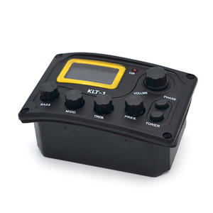 กีตาร์โปร่ง KLT-1 พร้อมปรีแอมป์ EQ สำหรับกีตาร์<span class=keywords><strong>เบส</strong></span> พร้อมจูนเนอร์ดิจิตอล ปรับแต่งเสียง 4 แบนด์ พร้อมจูนเนอร์ในตัว - Product Image 2