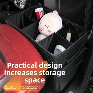 2026 New Rear-Seat <b>Gap</b>-Filler Storage Box 600D Oxford Multi-Functional Waterproof Sturdy Foldable Car Trunk Organizer Box - Product Image 1