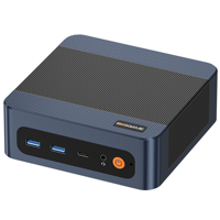 Mini PC BOSGAME P3 Ryzen 5 7640HS (jusqu'à 5,0 GHz) 16 Go DDR5 512 Go SSD PCIe Triple écran 4K USB 4.0 Wi-Fi 6E double bande 2,5 G LAN