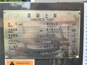 HBT80.18.132RSU Bomba de Concreto Montada en Camión Zoomlion Usada, Remolque Pequeño Reacondicionado Eléctrico con Garantía Certificada - Product Image 4
