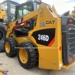 Low Price Used Caterpillar 246 <b>Small</b> <b>Wheel</b> Loader 2 Tons Machinery Construction Equipment Cat 246B 246D Loader Low Hours - Product Image 4