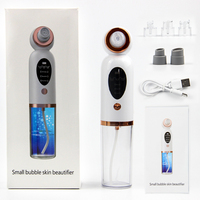Microbulle rechargeable à main dissolvant de points noirs nettoyant pour la peau du visage nez et les pores traitement de l'acné appareil sous vide outil de soin de la peau