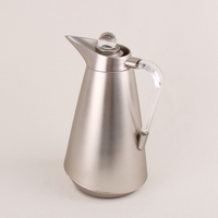Carafe isotherme vintage en verre de haute qualité de 1000 ml, design argenté, pour café arabe, idéale pour les cadeaux d'affaires