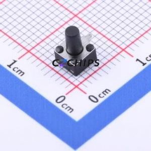 TS-1091C-A8B3-D2 Tactile Switch SMD Switch Single Pole Single Throw Round Button 2.5N Horizontal Mount - Product Image 1