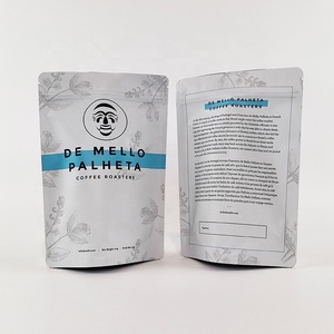 MOQ 100 Printed Stand up Pouch Packaging Coffee Bag With Valve Moisture Proof Reusable Zipper Tea Packaging Bags Coffee Pouch - Product Image 5