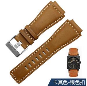 High Quality <strong>Italy</strong> Genuine <strong>Leather</strong> Men's Watch Bands for Watch 35*24mm - Product Image 3