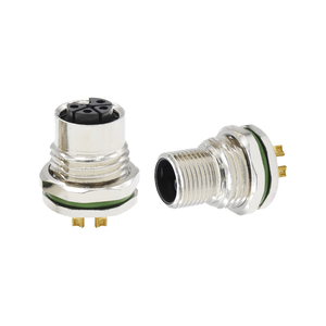 ซัพพลายเออร์ขั้วต่อ M12 5 ขา รหัส L ปลั๊กตัวผู้ ตัวเมีย ซ็อกเก็ต ฝาครอบกันน้ำ สายเชื่อม ขั้วต่อพลาสติกแบบวงกลม M12 - Product Image 4