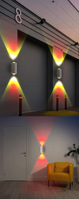 Lampe murale intelligente DY-01A à dégradé de couleurs, mini veilleuse d'ambiance avec capteur de mouvement, chargement magnétique, multicolore, pour la maison