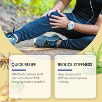 Crème articulaire au curcuma et au venin d'abeille à marque privée pour le cou, le dos et le corps - Unisexe, absorption rapide, usage externe, crème de massage pour les articulations