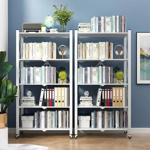 Estante de almacenamiento <span class=keywords><strong>plegable</strong></span> para cocina, estantes de soporte de flores para exteriores sin instalación, estantería de acero al carbono con ruedas, estantería con ruedas - Product Image 5