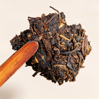 Pu'er Tuocha Premium Invecchiato 8 Anni 100g, Tè Pu Erh Shu Invecchiato di Menghai Avvolto in Bambù