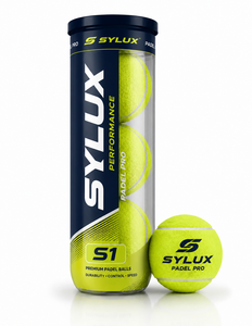 <span class=keywords><strong>Balles</strong></span> <span class=keywords><strong>de</strong></span> padel Sylux S1 <span class=keywords><strong>de</strong></span> 65 mm <span class=keywords><strong>de</strong></span> diamètre, 45 % <span class=keywords><strong>de</strong></span> laine, 135-145 cm <span class=keywords><strong>de</strong></span> rebond, durables, écologiques, portables, <span class=keywords><strong>de</strong></span> haute qualité, professionnelles - Product Image 1