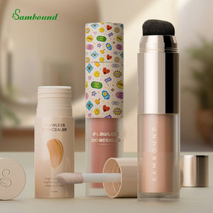 Tube cosmétique transparent avec bouchon à vis, emballage de beauté vide pour flacon de correcteur, flacon de gloss à lèvres en plastique 6,5 ml - Product Image 1