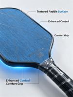 Pabrik grosir raket pickleball serat karbon hot-pressed dengan isian EVA&EPP 16mm yang tahan lama untuk raket kelas atas