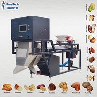 Machine de tri de noix de type convoyeur pour noix de cajou, amandes, arachides, noisettes, trieuse chromatique CCD haute précision pour le traitement commercial des noix