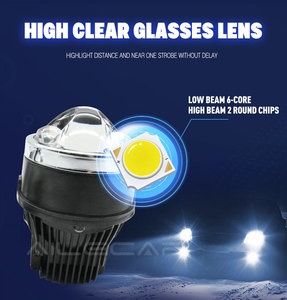 Bán Buôn ALK-DW30 3.5 Inch 50W Kép Laser LED Đèn Sương Mù Ống Kính Máy Chiếu Ánh Sáng Xe Với Toyota Khung Cao Và Thấp Chùm - Product Image 5