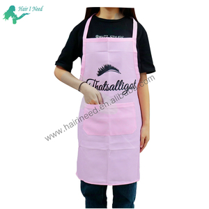 Logotipo personalizado <span class=keywords><strong>Peluquería</strong></span> Maquillaje Corte de pelo Bata con Snap Pink Barber Delantal <span class=keywords><strong>Peluquería</strong></span> Capa - Product Image 6