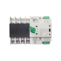 Interrupteur de transfert automatique à double alimentation photovoltaïque 220V 110V 2P 3P 4P 100A ATS