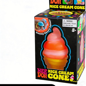 NeeDoh EVA Jouet Squishy Cône de Crème Glacée Réaliste à Rebond Lent, Jouet Sensoriel Anti-Stress pour Enfants et Adultes, Boîte Colorée - Product Image 5