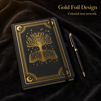 Carnet élégant style Tarot 2026 avec stylo, personnalisable pour un cadeau haut de gamme et un usage quotidien professionnel