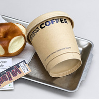 Gobelet en papier à café jetable imprimé personnalisé couvercles en papier boissons chaudes et froides 8oz 16oz 18oz gobelet en papier à double paroi de haute qualité pour café