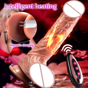 Vibradores estimuladores de vagina fuertes, diversión Lésbica, Control remoto, pene de silicona líquida, masturbador para mujer, Juguetes sexuales, consoladores - Product Image 5