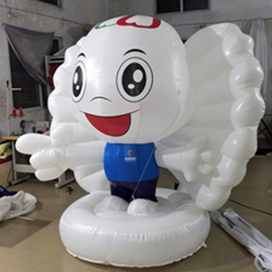 Modèle de dent gonflable blanc personnalisé, logo gonflable en <span class=keywords><strong>EVA</strong></span> résistant aux déchirures pour zone de collage, exposition médicale, affichage dentaire - Product Image 3