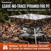 Barbecue portable en acier inoxydable pliable avec grille à viande sans fumée pour le camping familial en intérieur et en extérieur