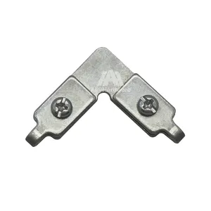 L shape iron corner joint connector for door window hardware fitting