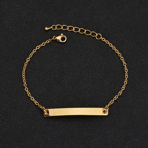 Tùy Chỉnh Tên Vòng Đeo Tay Phối hợp Thanh Khắc Vòng Đeo Tay Phụ Nữ Thép Không Gỉ Bé Vòng Đeo Tay Cho Mẹ Con Gái Món Quà - Product Image 5