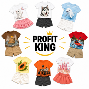 Lote Mixto al por Mayor de Ropa de Verano para Niños y Niñas de 0 a 12 Años, Múltiples Estilos y Tallas, Suministro al por Mayor para Tiendas - Product Image 1