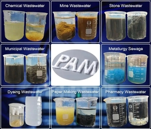 Poliacrilamida (PAM) Floculante de la Marca YANGHANG, Aditivos para Tratamiento de Agua y Petróleo, Aniónico y Catiónico, 99.90% de Pureza, 3-18 Millones - Product Image 3