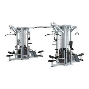 Commercial multi station function Training Smith Machine Gym Equipment Fitness 8 station multi gym POWER RACK