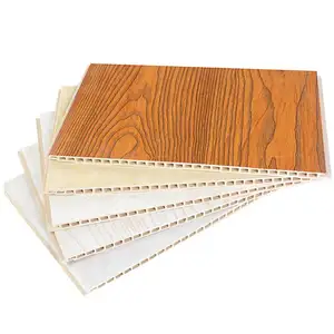 Ucuz fiyat ahşap Panel duvar Modern bambu 3D WPC duvar paneli satılık