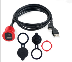 <span class=keywords><strong>Luz</strong></span> <span class=keywords><strong>LED</strong></span> <span class=keywords><strong>USB</strong></span> 2,0 macho a hembra <span class=keywords><strong>Usb</strong></span> del Panel frontal los puertos de carga de coche a AUX montaje de Cable - Product Image 4