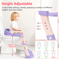 Siège d'apprentissage de la propreté multifonction portable pour bébé, pot pour filles et garçons, chaise de toilette pour enfants, pot en plastique 3-en-1
