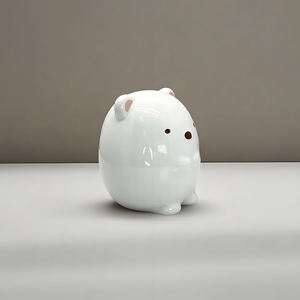 세라믹 북극곰 모양의 돼지 저금통 귀여운 만화 저축 돈 상자 어린이 저축 상자 - Product Image 2