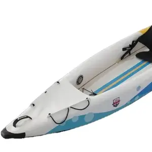 热卖新设计批发充气皮艇单人可折叠耐用轻便中国品质水上独木舟/皮艇