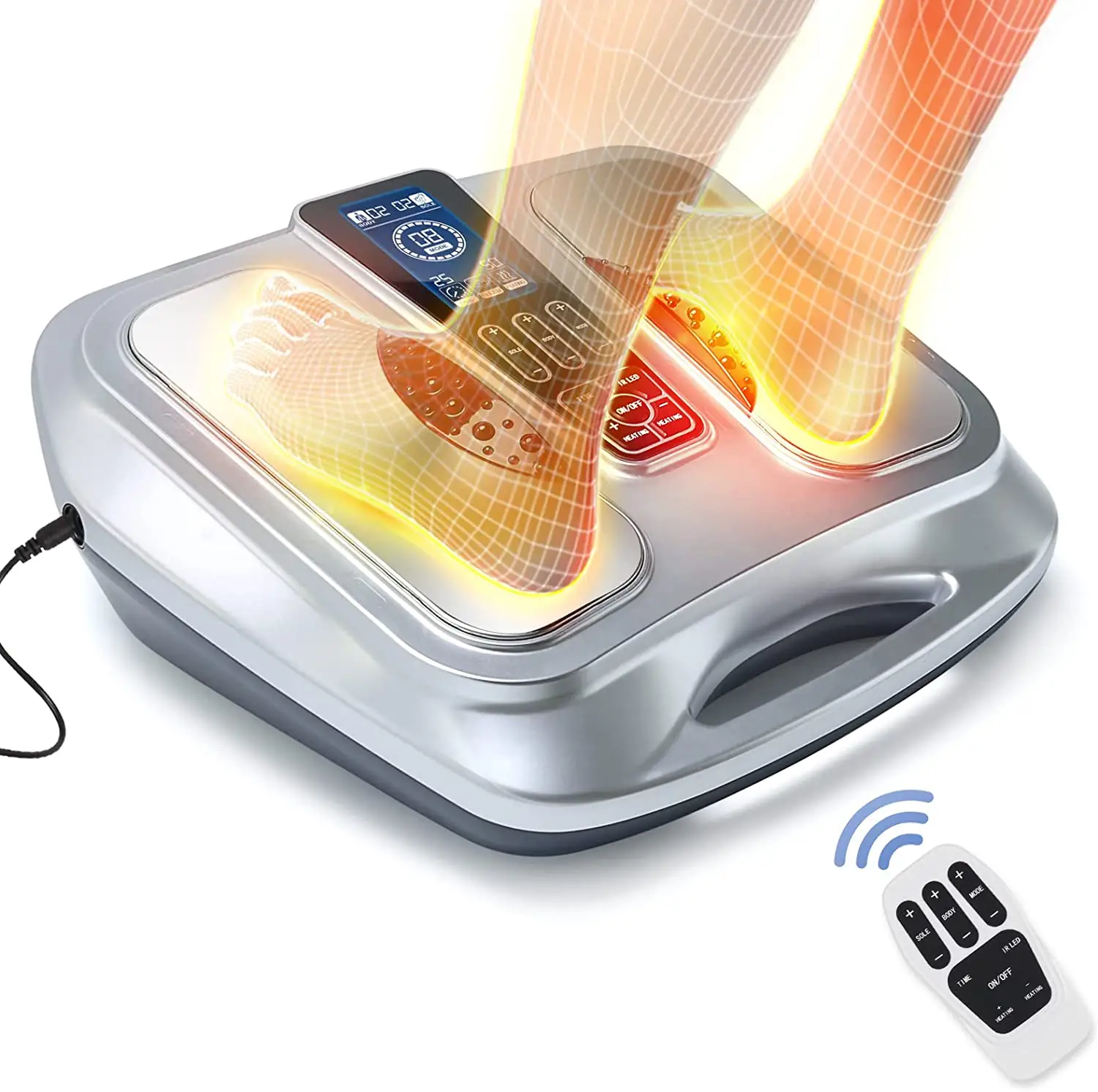 Innovatieve Producten Ouderen Gezondheid Diabetes Bloedcirculatie Draadloze Afstandsbediening Voetmassage Machine