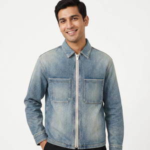 New Design <b>Men</b> Denim Man <b>Jacket</b> Original Denim High Quality Breathable Quick Dry OEM Service Hot Sale Winter <b>Men</b> <b>Jacket</b> - Product Image 1