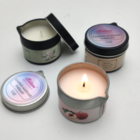 Vela Aromática para Baño y Masajes a Baja Temperatura, con Aceites Esenciales, para Citas Románticas