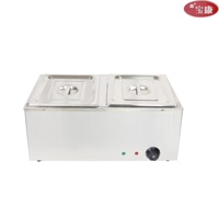 2025 Chauffe-plats électrique Bain Marie Buffet Casseroles Restaurant Affichage des aliments de haute qualité
