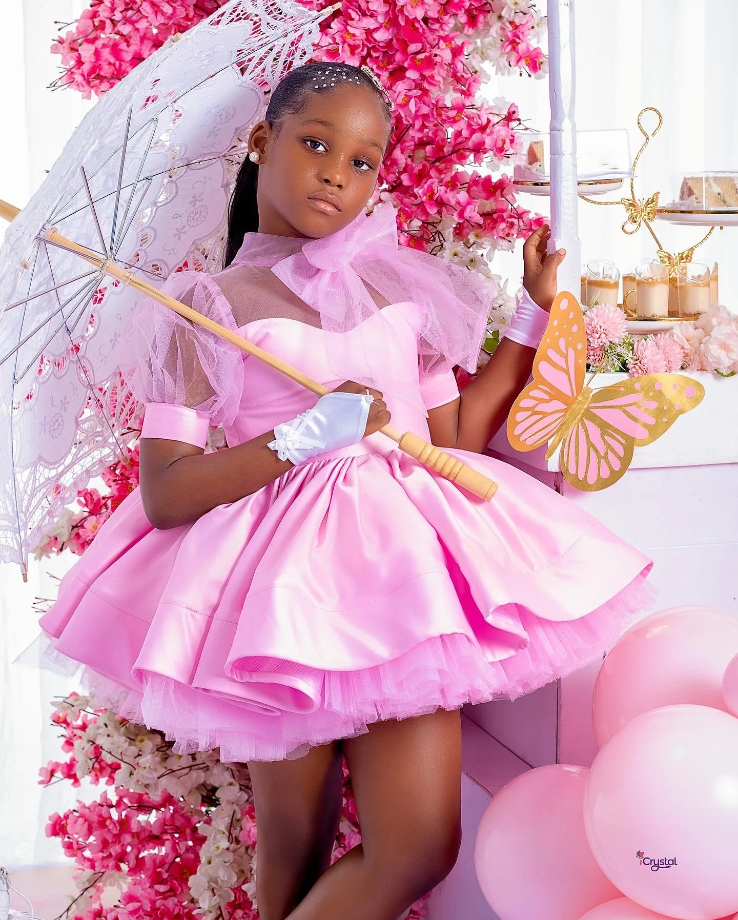 Short Gown for Birthday Shoot - Elegant Photo Outfits Short Gown for Birthday Shoot - Elegant Photo Outfits