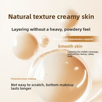 Air-Fix Fond de Teint Fixateur Longue Tenue Liquide BB Cream Anti-Écaillage Haute Couvrance Contrôle du Sébum Effet Soft Focus Peaux Mixtes